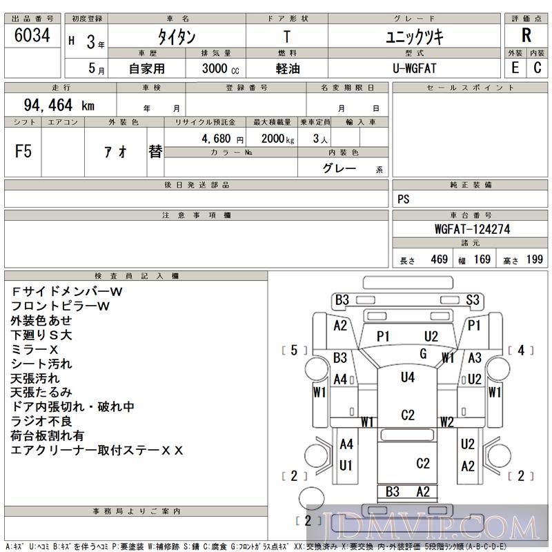 Mazda Titan Wgfat Taa Kantou Japanese Used Cars