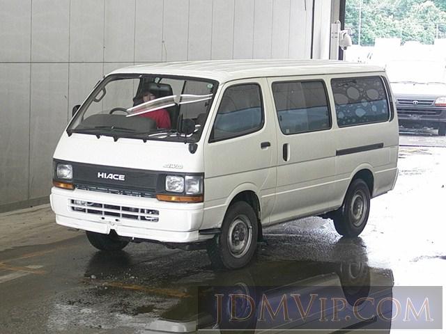 1993 TOYOTA HIACE VAN DX LH119V - 6565 - ARAI Oyama VT