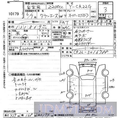1994 TOYOTA TOWN ACE WAGON __EXT CR22G - 10179 - USS Kyushu