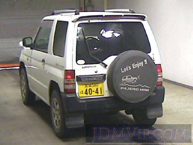1998 MITSUBISHI PAJERO MINI 4WD_VR-2 H56A - 6259 - JU Miyagi