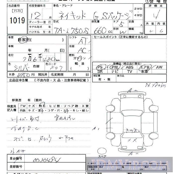 Daihatsu Naked G S L S Ju Tokyo Japanese Used