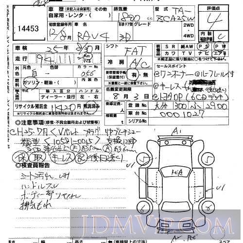 2000 TOYOTA RAV4 ZCA25W - 14453 - USS Kyushu