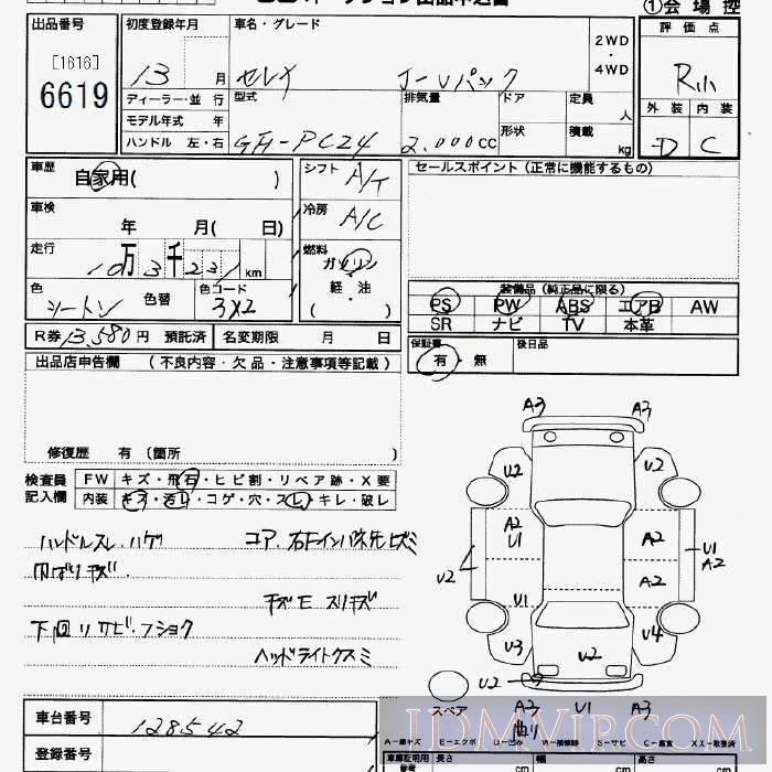 2001 NISSAN SERENA J_V PC24 - 6619 - JU Saitama