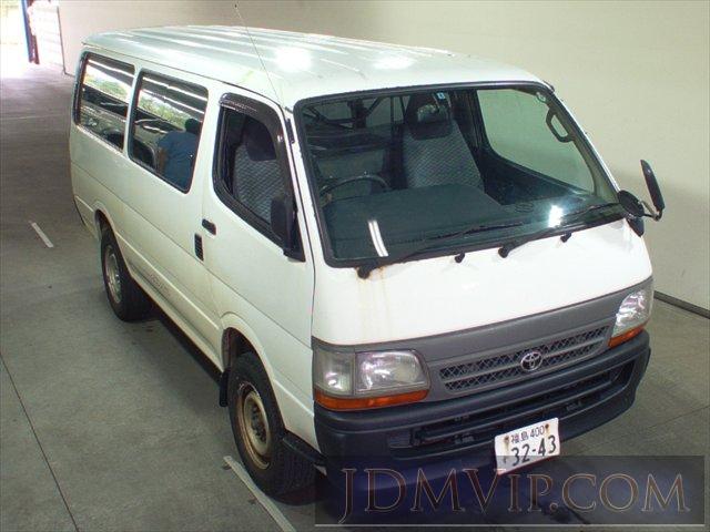 2001 TOYOTA HIACE VAN 4WD LH178V - 7019 - TAA Tohoku