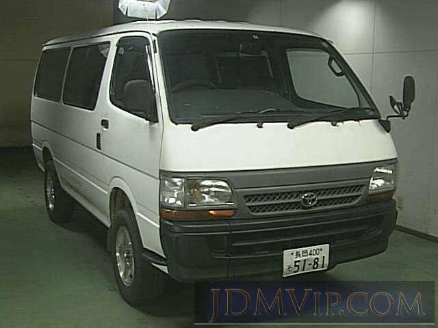 2001 TOYOTA HIACE VAN 4WD LH178V - 7001 - JU Niigata