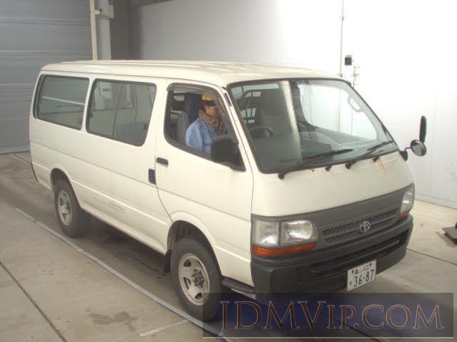 2001 TOYOTA HIACE VAN D-DX__4WD LH178V - 40160 - CAA Chubu