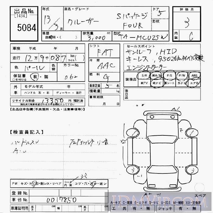 2001 TOYOTA KLUGER 3.0S_FOUR MCU25W - 5084 - JU Gifu