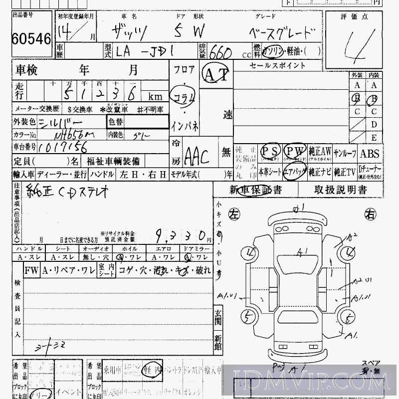2002 HONDA THATS  JD1 - 60546 - HAA Kobe