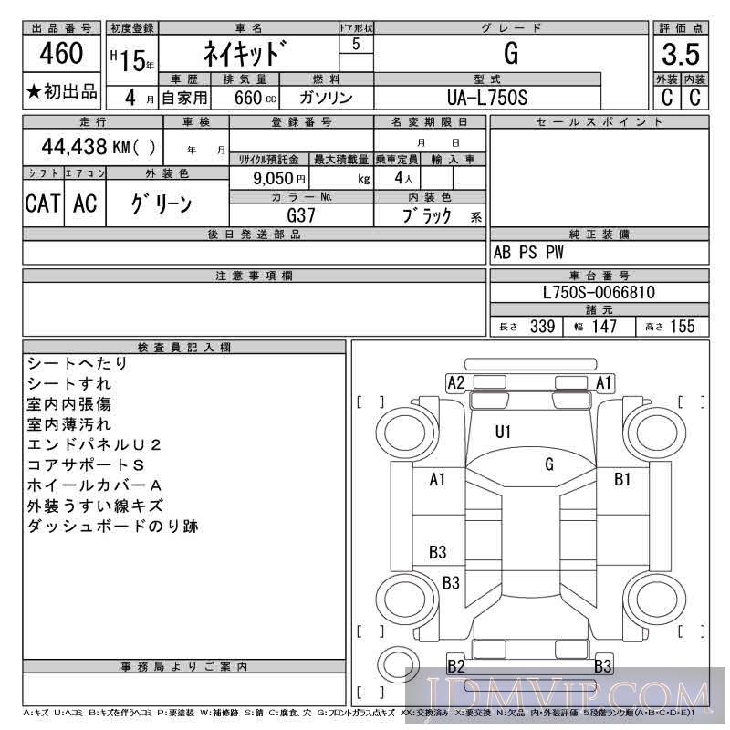 Daihatsu Naked G L S Caa Tokyo Japanese Used