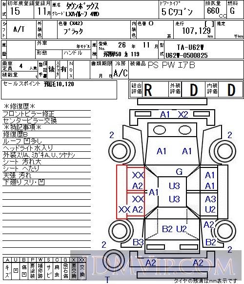 2003 MITSUBISHI TOWNBOX LX_4WD U62W - 4531 - NAA Nagoya