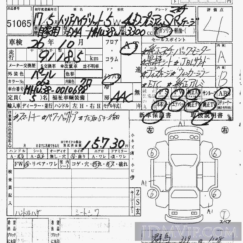 2005 TOYOTA HARRIER S_4WD_ MHU38W - 51065 - HAA Kobe
