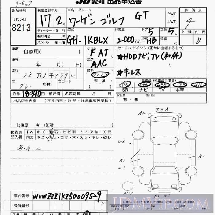 1999 SUZUKI JIMNY  JB23W - 8213 - JU Aichi